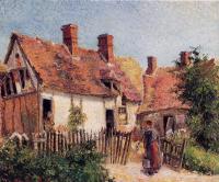Pissarro, Camille - Old Houses at Eragny